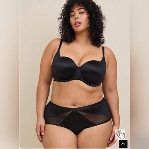 Torrid Shine Microfiber Mid Rise Brief Panty NWT 5x